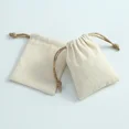 thumbnail image 3 of Cotton Burlap Jewelry Packaging Pouches Organizer Wedding Christmas Party Candy Bag Present Mariage Jute Drawstring Gift Bag Jute Flat No Logo 10x12cm, 3 of 6