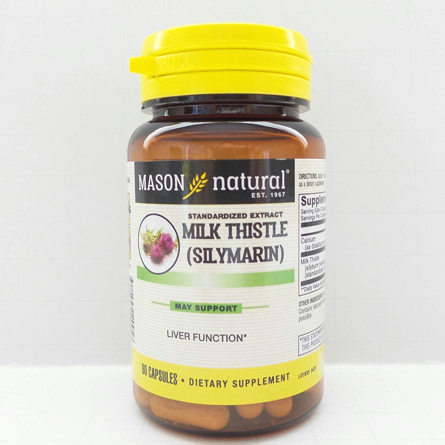 Mason Vitamins Milk Thistle Liver Cleanser Capsules, 60 Count Walmart