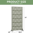 thumbnail image 6 of MAYEERTY Outdoor Metal Privacy Screen 6ft × 3ft Olive Gray, 6-Panel Geometric Y-Pattern Decorative Screen for Patio, 6 of 6