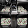 thumbnail image 6 of Sikiie Paisley Car Foot Mat Set of 4 Pieces Basics Universal Fit Rubber Carpet Floor Mats For Car SUV Van & Truck, 26.8"L x 17.3"W (Front), 13"L x 17.3"W(Rear), 6 of 6