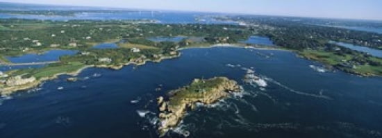 Aerial View Of An I