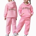 thumbnail image 2 of Gibobby Toddler Baby Girls Soft Clothes 12 24 Months 2T 3T 4T Long Sleeve Romper Jumpsuit Pants Outfit Set(6-7 Years,Pink), 2 of 7