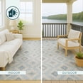 thumbnail image 4 of Addison Rugs Chantille Indoor/Outdoor Transitional Geometric Spa Machine Washable Rectangle Rug, 5' x 7'6", 4 of 8