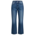 thumbnail image 7 of PBFRDSJ Women's Stretch Straight Denim Pants High Waisted Wide Leg Boyfriend Jeans Soft Casual Tummy Control Trousers with Pockets, 7 of 7