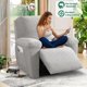 thumbnail image 2 of Funda para Sillón Reclinable XINEAGE 4 Piezas Gris Plata, 2 of 7