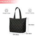 thumbnail image 4 of Black Bigfoot and Tree Pattern Travel Tote Bags for Women Carry On,Large Weekender Bags for Women Travel,Multi Functional Duffle Bag for Work,Shopping,Sports, 4 of 5
