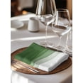 thumbnail image 6 of Ombre Waves Cloth Napkins Set of 4 Reusable Dinner Napkins, Abstract Art Gradient Sage Green Modern Cocktail Napkin Washable Table Napkins for Wedding/Holiday Party/Baby Shower 20"x20", 6 of 7