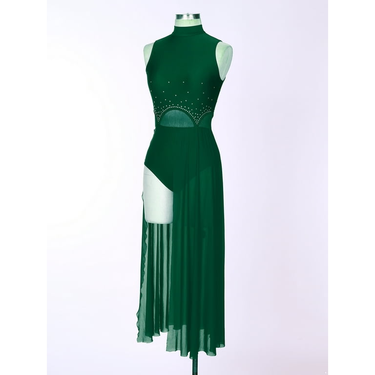 Emerald green dance clearance costume