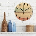 thumbnail image 3 of Dreamtimes Retro Cloud and Sky Summer Beach Wall Clock,Silent Non Ticking 10 Inch Battery Operated Round Wall Clocks for Kitchen,Home,Bedrooms,Office Decor, 3 of 6