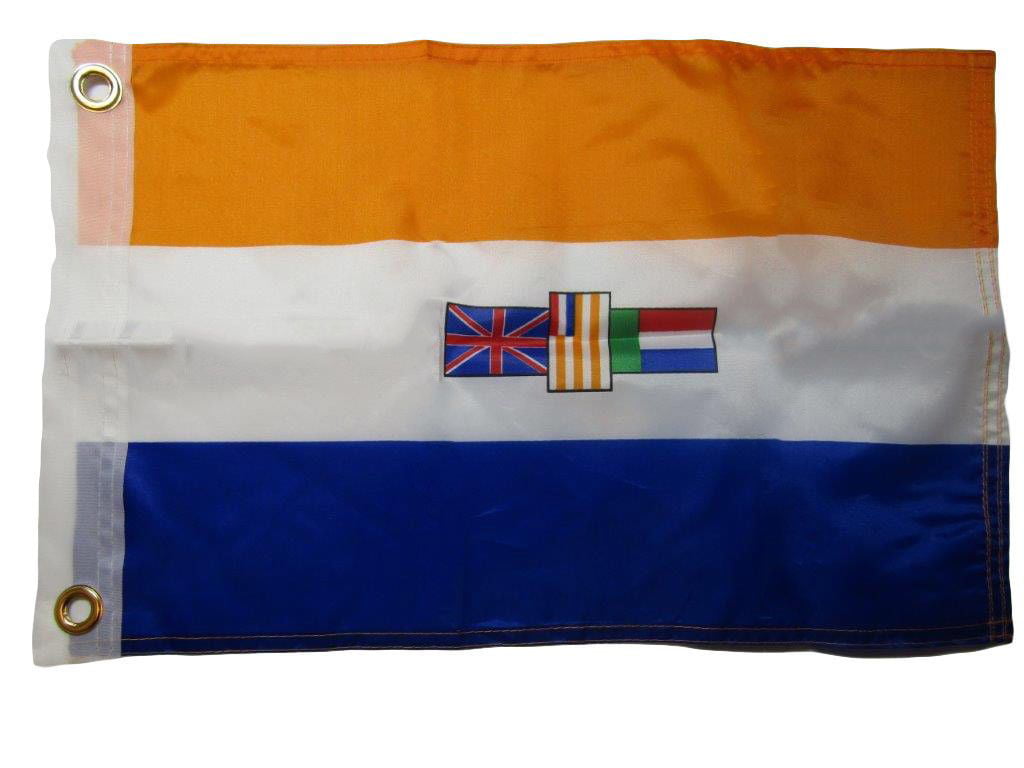 FORMER SOUTH AFRICAN SMALL FLAGS 30 x SOUTH AFRICA OLD FLAG 18'' x 12'' cords 