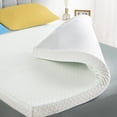 thumbnail image 3 of SOPAT 3 Inch Memory Foam Mattress Topper Queen Size,7-Zone High Density Cooling Gel-Infused Mattress Pad,with Removable & Washable Bamboo Fiber Cover, 3 of 13