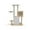 Brown, variant on Pefilos 76.8" Cat Tree House with Artificial Leaves, Cat Condo and Scratching Post, Cat Tree Tower Kitten for Multiple Cats, Brown