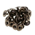 thumbnail image 4 of Set Of 30 Metal Snap Fasteners Press Stud Buttons DIY For Leather Clothes Jacket 15mm, 4 of 8