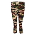 thumbnail image 2 of Elástico Impreso de 3/4 de La Longitud Que Ejecuta Los Pantalones Entrenamientos Del Gimnasio de Las Mujeres METRO Yinane polainas capri mujer, 2 of 8