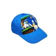 thumbnail image 2 of Sonic The Hedgehog Sega Youth Kids Baseball Cap Hat Green Hills Blue, 2 of 4