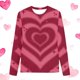 thumbnail image 5 of Blusas y camisas de manga larga con cuello redondo Camisas con estampados de manga larga Cuello redondo lindo Blusas casuales elegantes Ropa Camisas de cuello redondo Niña Top de poliéster, 5 of 5