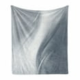 thumbnail image 1 of Grey Soft Flannel Fleece Throw Blanket, Soft Abstract Digital Print Design in Purity Inspired Concept Style Urban Modern, Cozy Plush for Indoor and Outdoor Use, 50" x 60", Grey, by Ambesonne, 1 of 5