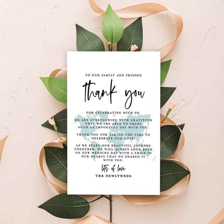 Destination wedding thank you cards 60 photos - Vianawedding.com