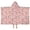 Pink Cow Spotted, variant on Pink Cow Sweater Pattern Hooded Bath Towel,50"x30" for Ages 3 To 12 Kids, Quick Dry Lightweight Soft Microfiber Hood Beach Towel Cover Up for Kids