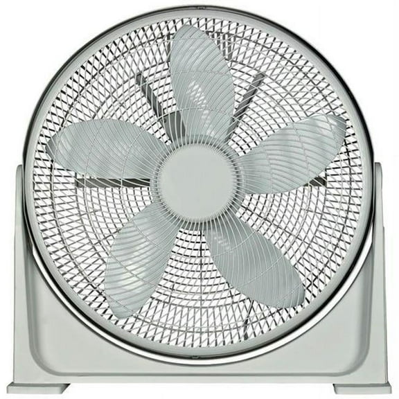 Optimus 20 In. Turbo High Performance Air Circulator Fan, Grey
