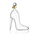 thumbnail image 3 of HEROOY Whiskey Decanter,High Heel Decanter with Bowknot,With Bottle Cap Decanter,Novelty Wine Decanter Creative Shape Transparent Whiskey Glasses, For Bars, Night Clubs, gifts for her, 3 of 6