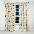 thumbnail image 5 of Designart "Fern Tranquility" Floral Room Darkening Curtain Single Panel, 5 of 6