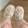 thumbnail image 5 of Aueoeo Womens House Shoes Slippers, Women's Cozy Slippers Warm Winter Cute Slippers Bedroom Shoes Soft Plush Slippers Slip on Slide Slipper, 5 of 8
