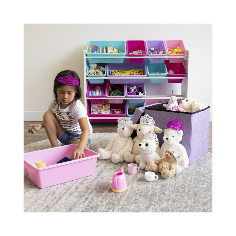 Girls toy bin organizer discount