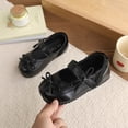 thumbnail image 6 of Viluyesy Girls Spring Summer Dress Shoes - Glossy Bowknot Flats Soft Sole Princess Wedding Party School Black Size 10, 6 of 6