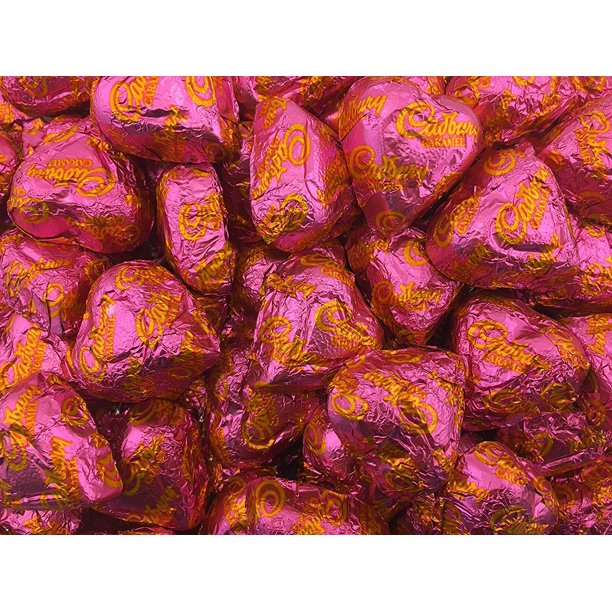 CADBURY Royal Dark Chocolate Hearts Candy, Solid Dark Chocolate (Pack