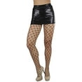 thumbnail image 7 of ToBeInStyle Womens Beautiful Industrial Rhinestone Net Tights - Black - One Size, 7 of 7
