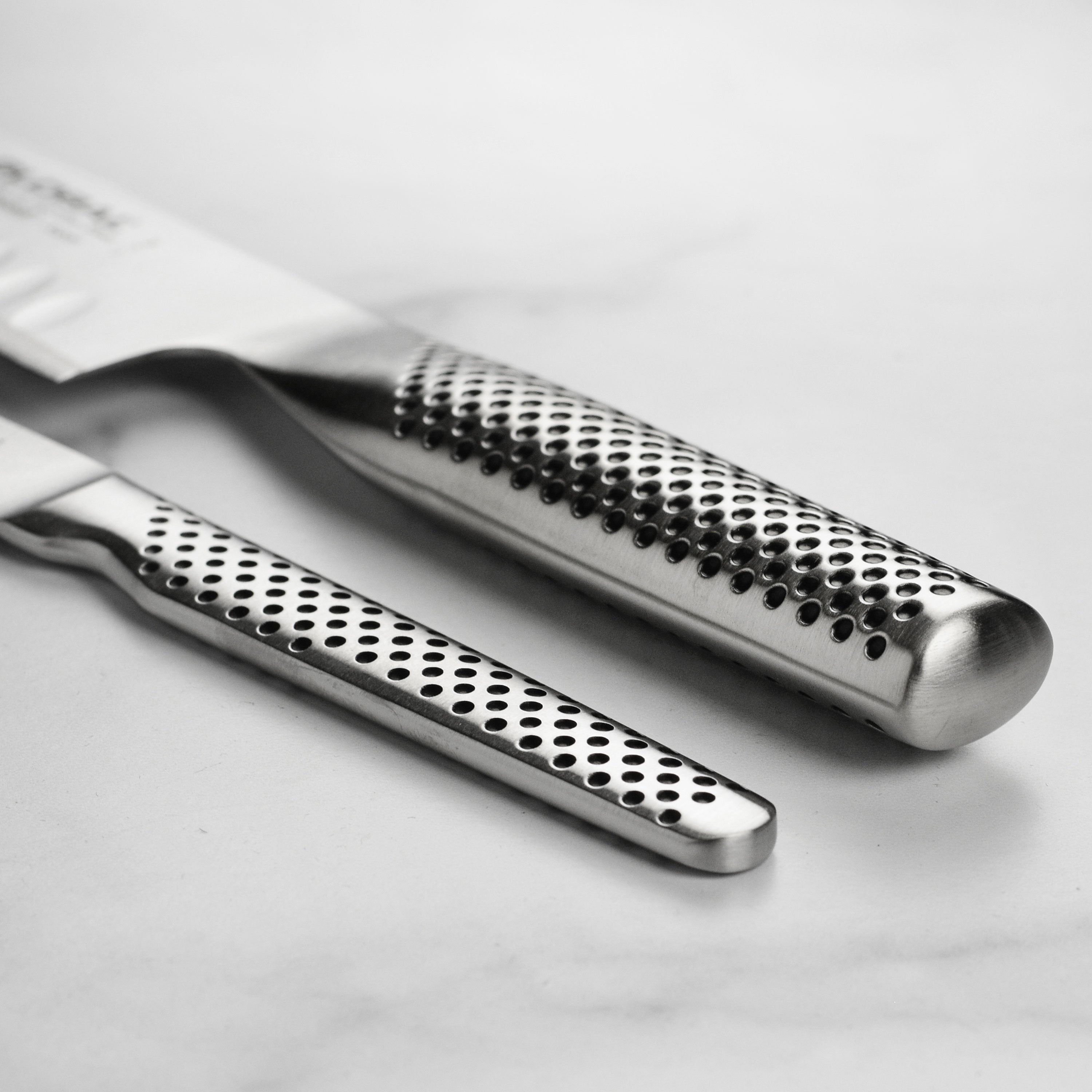 Global 2 Piece Knife Set, 2.3, Silver