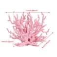thumbnail image 3 of BIMZUC Plastic Vivid Artificial Coral Plant Ornament for Aquarium Underwater Fish Tank, Pink Small (6.30 in / 16 cm), 3 of 9