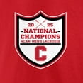 thumbnail image 4 of Men's Red Cornell Big Red 2025 NCAA Men's Lacrosse National Champions T-Shirt, 4 of 4