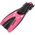 thumbnail image 3 of Cressi Tonga Short Adjustable Open Heel Fins, Pink, L/XL, 3 of 7