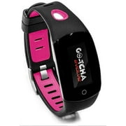 Go-tcha Evolve (Go-tcha 2) LED-Touch Wristband Watch for Pokemon Go with Auto Catch and Auto Spin - Black/Pink