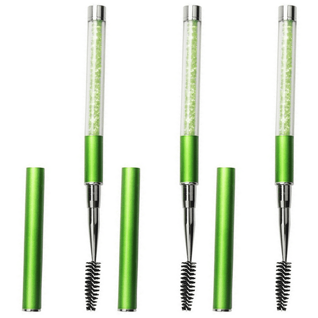 Cepillo para pestañas, cepillo para pestañas, rodillo para pestañas, aplicador de cepillo para cejas, viaje con capucha MFZFUKR CPB-DE-LYY593-6