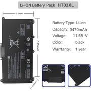 HT03XL Laptop Battery Compatible with HP Pavilion 14-CE 14-CF 14-cm 14-CK 14-DF 14-MA 15-DA 14Q-CS 15-CS 15-CW 15-DA
