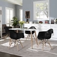 thumbnail image 5 of Modway Pyramid Dining Side Chairs Set of 4 in Black, 5 of 5