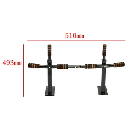 Health & Fitness Heavy Duty Chin Pull Up Wall Mount Bar Exercise Workout Fitness Gym Home