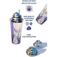 thumbnail image 4 of Mermaid Gobelets en Plastique Réutilisables à Double Paroi 14 oz avec Couvercles Crème et Paille, Queue vers le Bas, 4 of 6