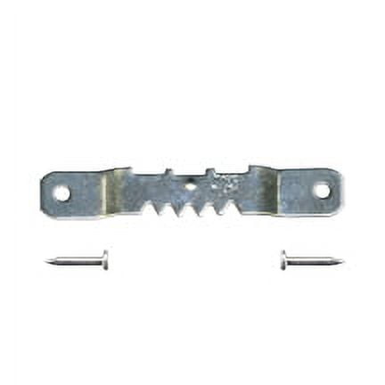 100 Pcs 1-7/8" Silver Sawtooth Hangers, 1/4"wideNails IncludedSilver sawtooth hangers are Zinc plated.