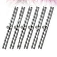 thumbnail image 3 of 6pcs 11.4cm Straight Alloy Purse Frame Wallet Clasp Coin Bag Kiss Clasp Lock for Bag Making DIY Craft Handmade (Silver), 3 of 6