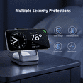 thumbnail image 3 of Magnetic Wireless Charging Station: 2026 Upgraded 3 in 1 Charging Stand for iPhone 17 16 15 14 13 12 Pro Max Plus Watch & AirPods, Foldable Wireless Charger with Light for Desk, 3 of 7