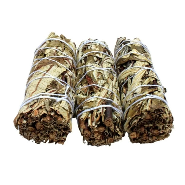 Sahumerio de Yerba Santa 10 cm – Pack de 3 Piezas Aroma Dulce y Herbal para Ambientes Tradicionales y Decorativos