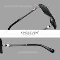 thumbnail image 4 of Design Sunglasses For Men/Women New Polarized UV400 Coating Optical Lens Auto Reset Square Frame Driving Eyewear Gun Blue, 4 of 6