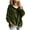 Army Green, variant on Women's Vertical Stripe Hoodie Diagonal Cross Patch Drop Shoulder Soft Long Sleeve Sweatshirts Fall Casual Pullover Tops with Pockets Wine,M