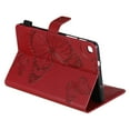 thumbnail image 6 of Case for Galaxy Tab A 7.0" 2016 SM-T280 T285, Ultra Slim Lightweight Fit Folio Flip PU Leather Butterfly Embossed Stand Cover Shockproof Protection Soft TPU Back Wallet Cover, Red, 6 of 6