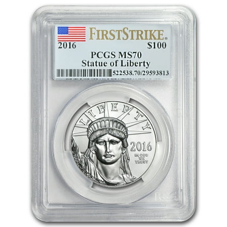 2016 1 oz Platinum American Eagle MS-70 PCGS (First Strike)