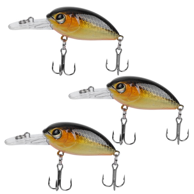 Aparejos de pesca 3PCS 6CM/5G Buceo Señuelo de pesca 3D Jadeshay Cebo de pesca ABS